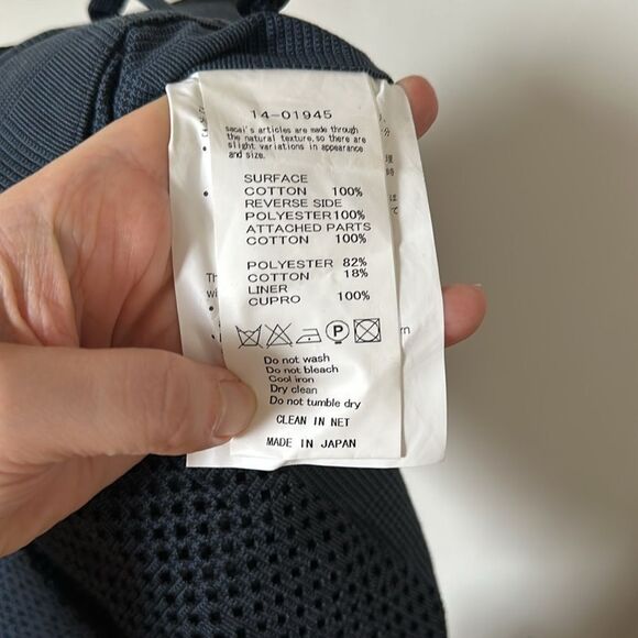 Sacai Perforated Drawstring Tweed Pants Size 1 Small - Picture 9 of 10